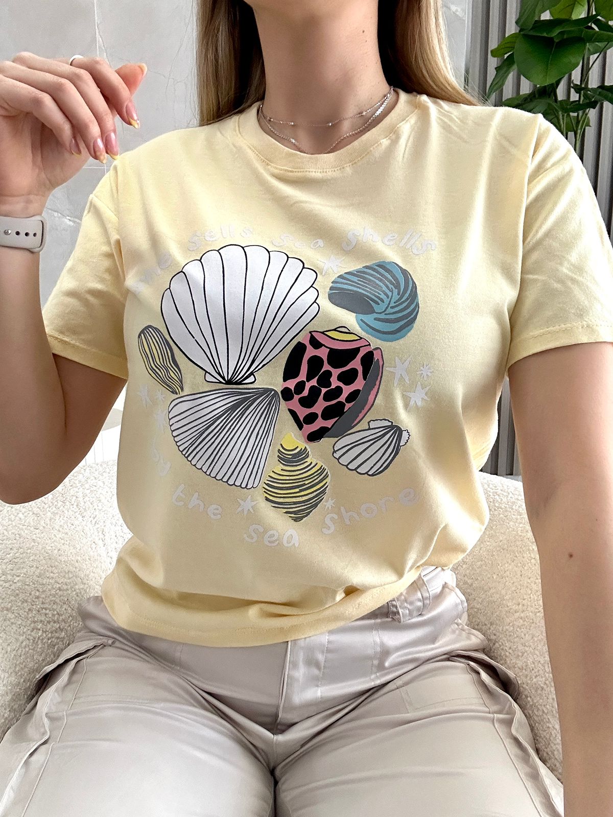 Remera almejas marinas