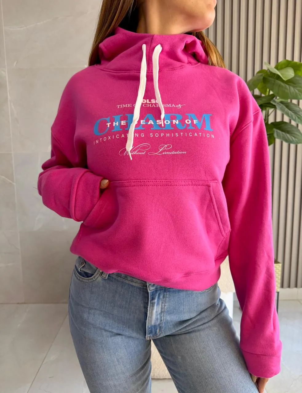 Buzo canguro frisado