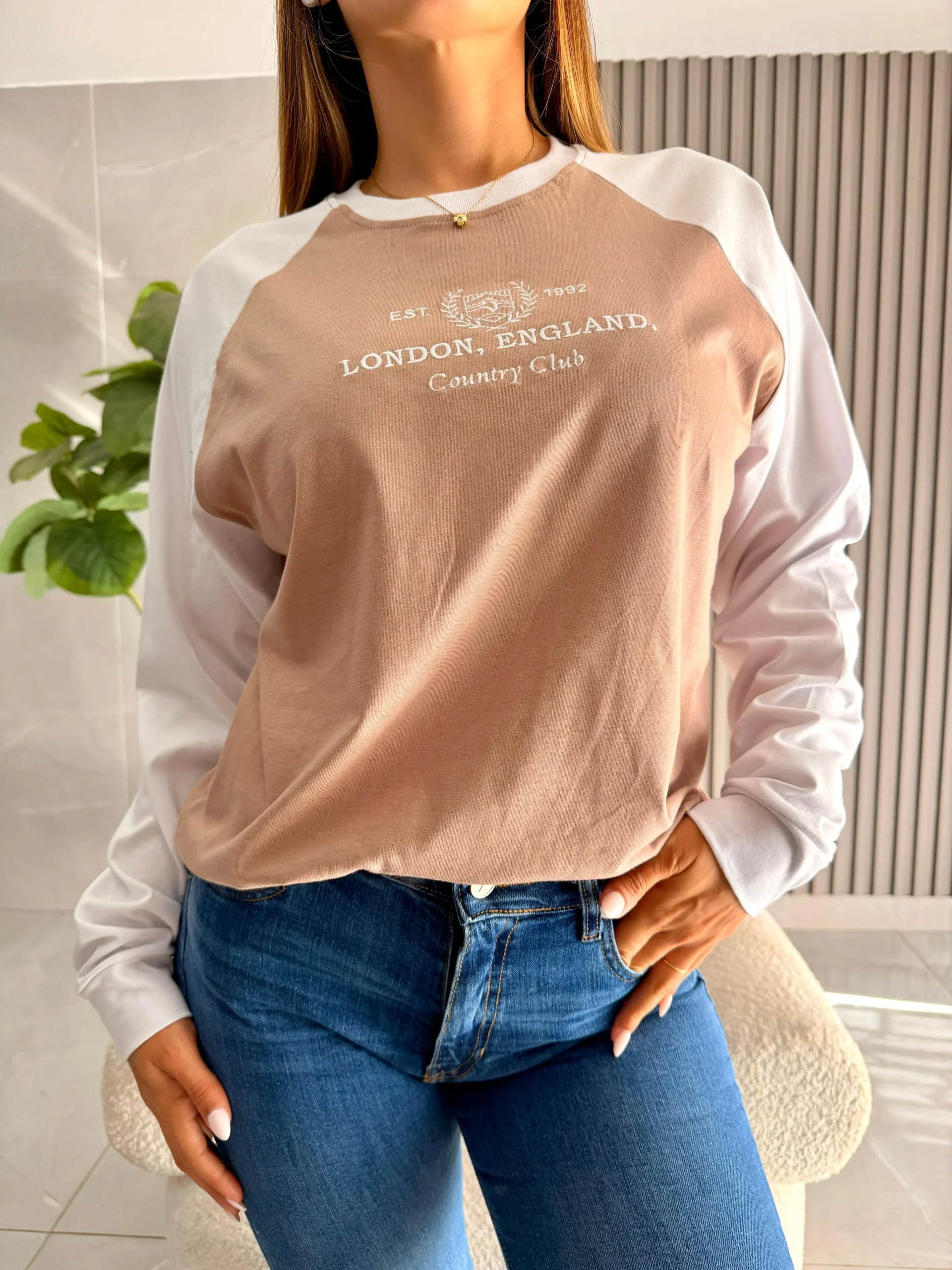 Camiseta combinada algodón LONDON - Image 10