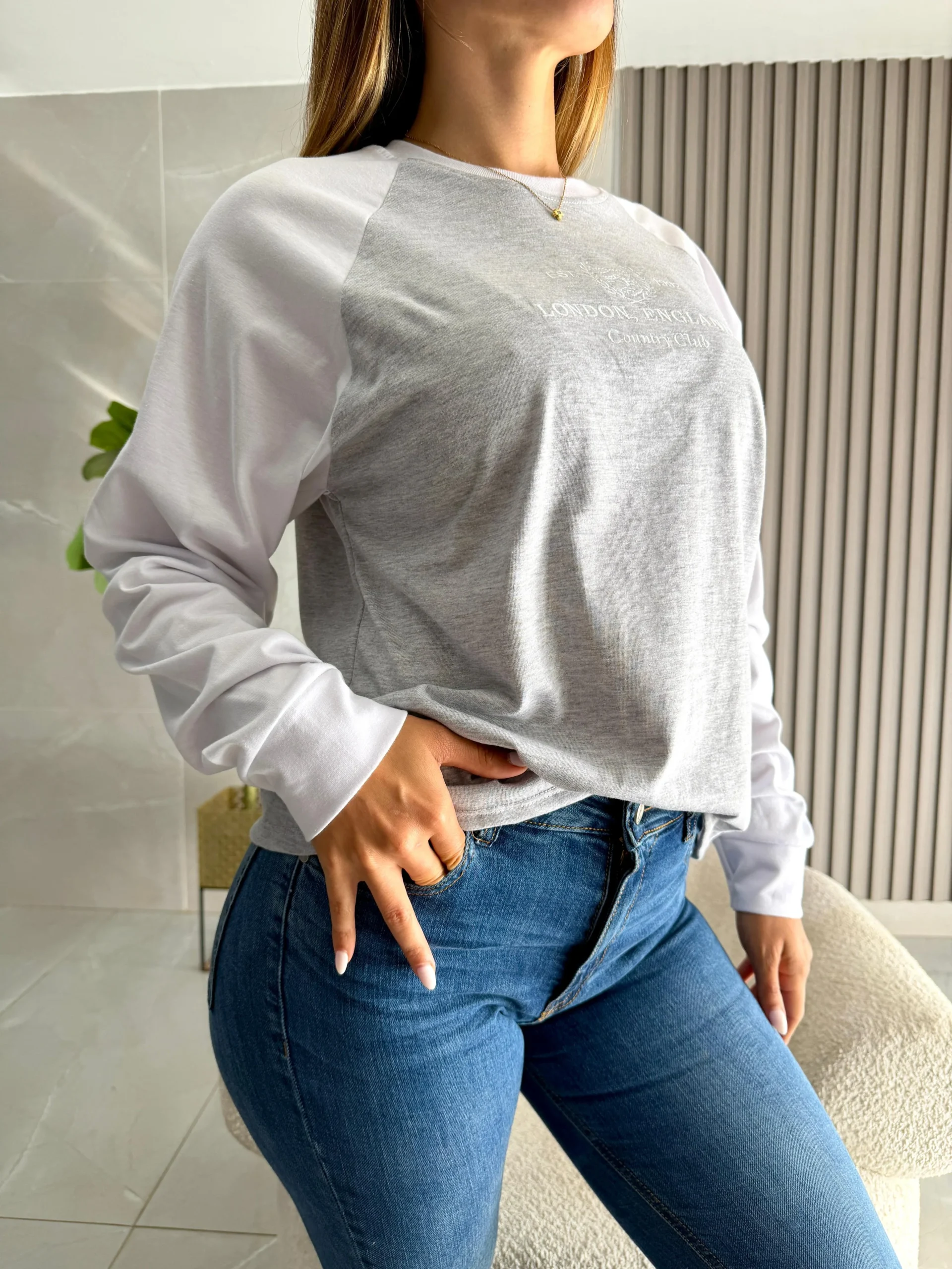 Camiseta combinada algodón LONDON - Image 12