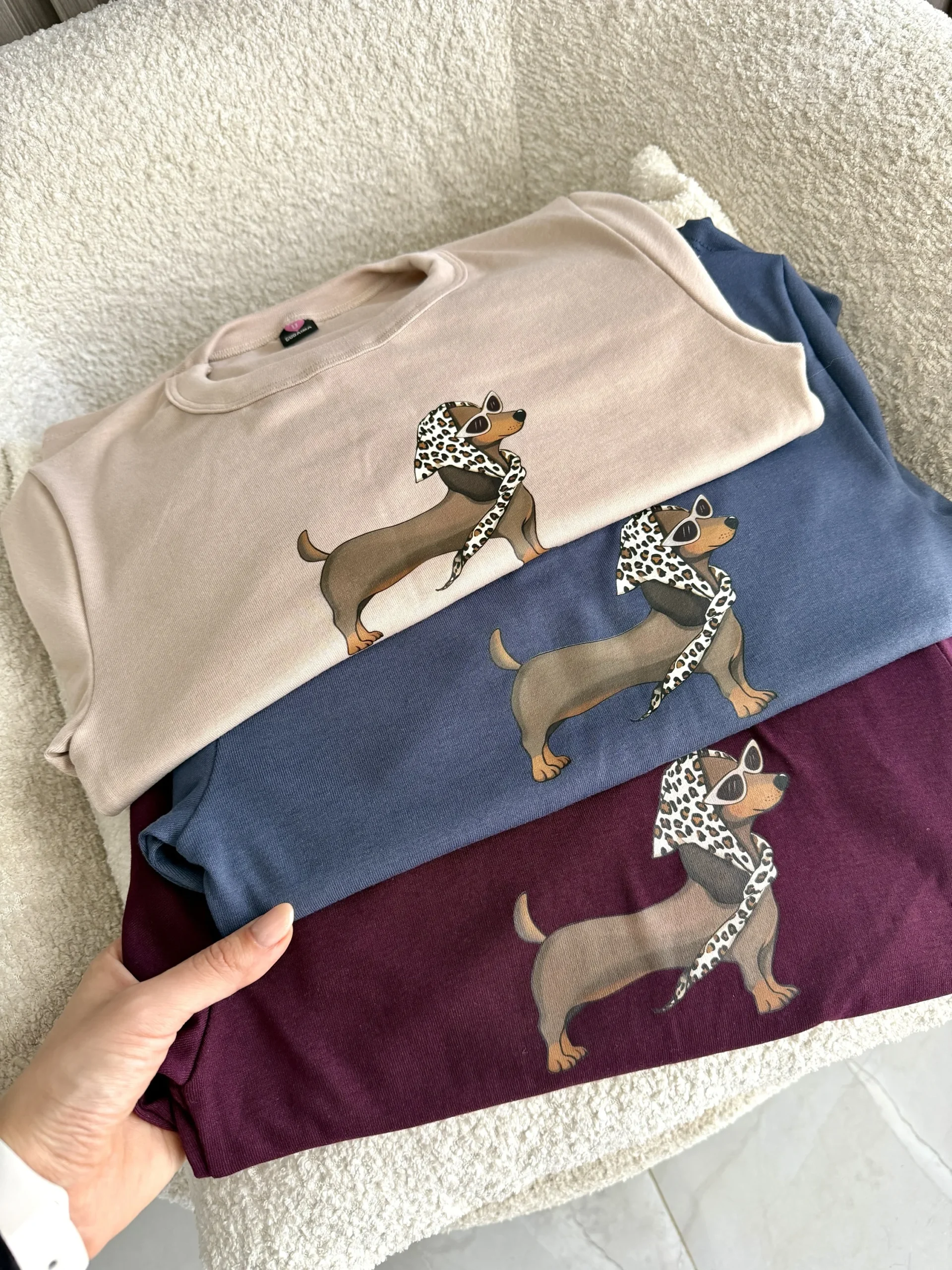 Camiseta Ribb salchicha print🐾