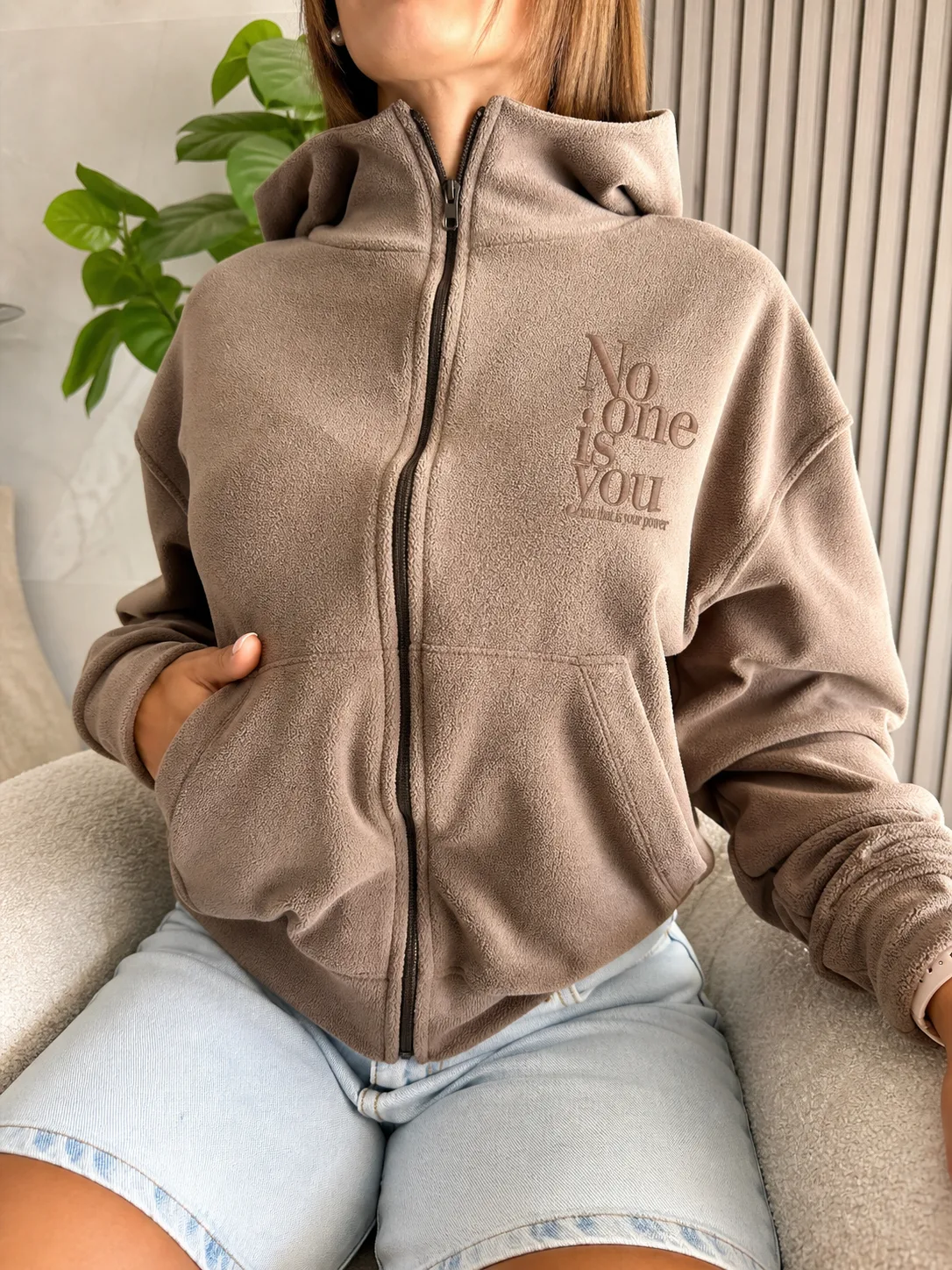 Campera ONE IS YOU cuello alto/ POLAR