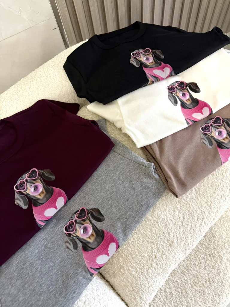 Camiseta Ribb salchicha corazon