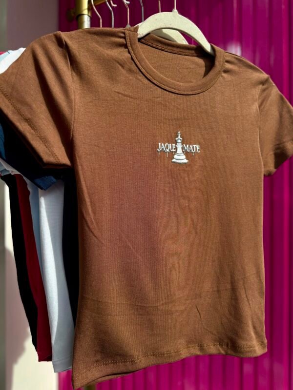 Remera Ribb Aplique Jaque♟️Mate - Imagen 5