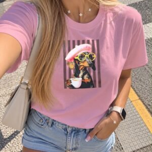 Remera Estampada COFFEE DOG