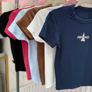 Remera Ribb Aplique Jaque♟️Mate