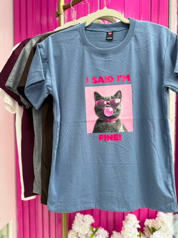 Remera Estampado Gatito - Imagen 8
