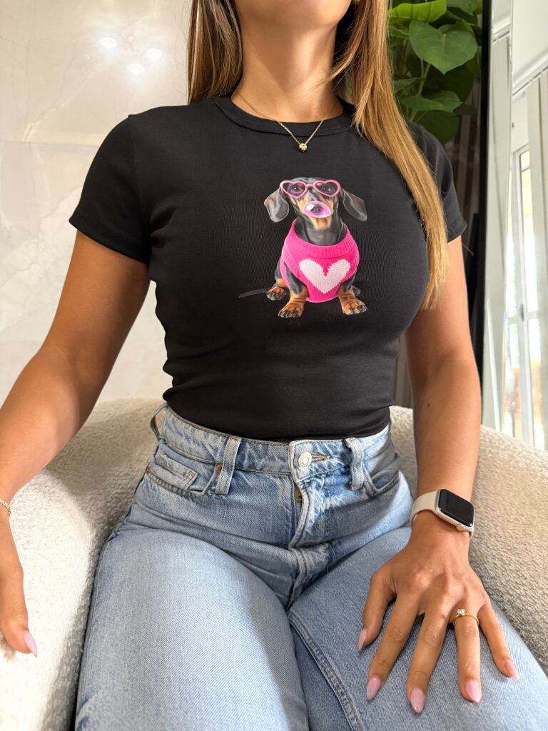 Remera Salchicha Corazón