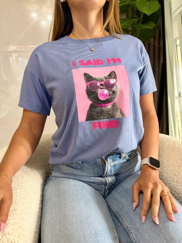 Remera Estampado Gatito - Imagen 4