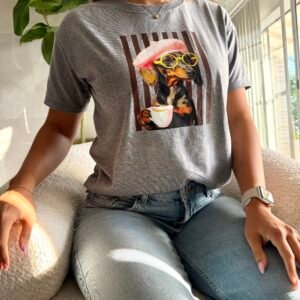 Remera Estampada COFFEE DOG