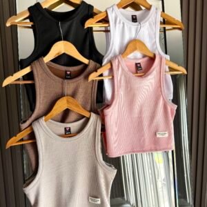 Musculosa Vintage con aplique