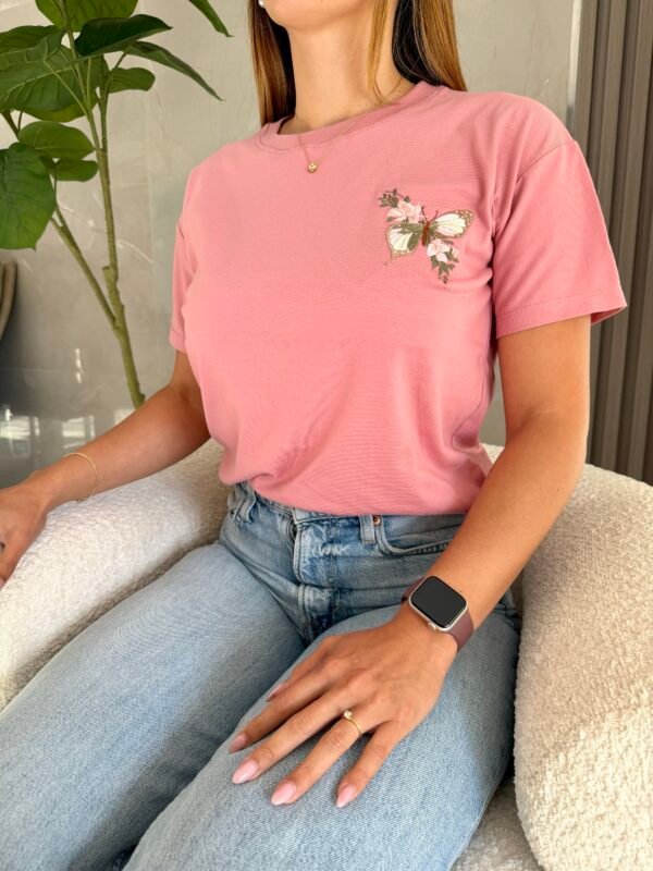 Reme Bordada MARIPOSA Rosa - Imagen 5