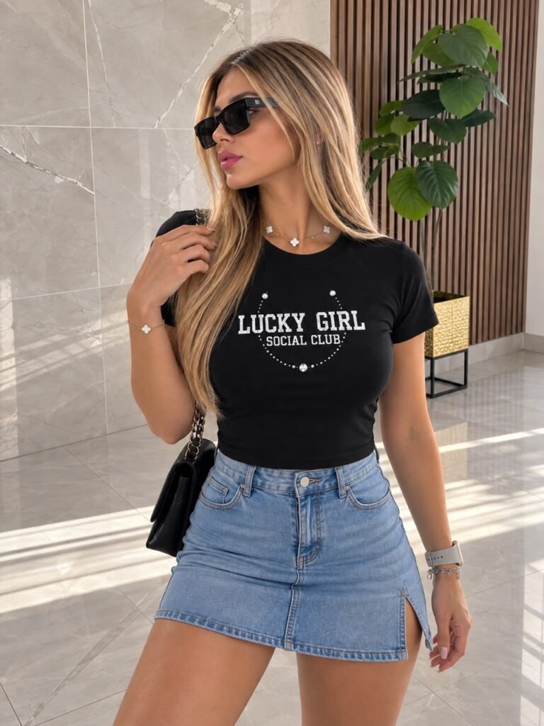 Remera LUCKY GIRL